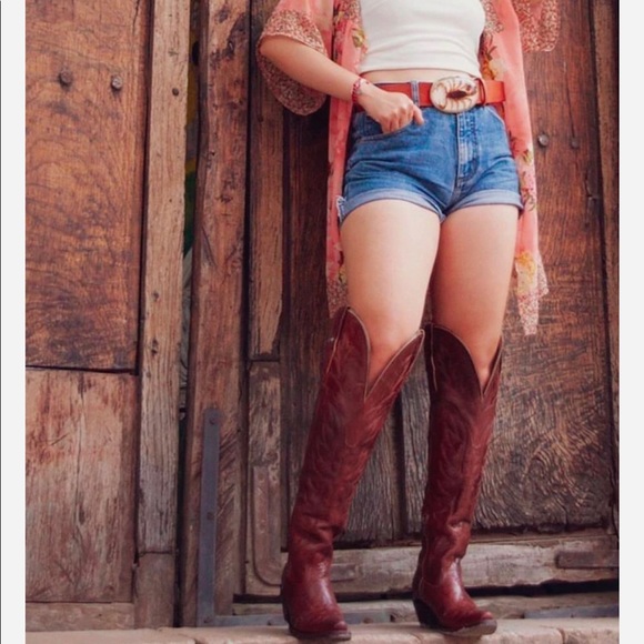 Canela Knee high cowgirl boots in a size 7 - Picture 9 of 11